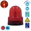 Φάρος Πυροσβεστικής STROBO 100 LED 20W 10-30V IP65 Αδιάβροχος με Μαγνήτη Strobe Κόκκινος GloboStar 34228