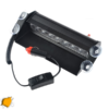 Φώτα Οδικής Βοήθειας STROBO για Παρμπρίζ Αυτοκινήτου με Βεντούζες Στήριξης 8 LED 10-30V Πορτοκαλί GloboStar 77662
