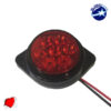 LED Πλευρικά Φώτα Όγκου Φορτηγών BULLET Αδιάβροχο IP66 7 SMD 24 Volt Κόκκινο GloboStar 75486