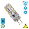 GloboStar® 76132 Λάμπα G4 LED SMD 2835 2W 180lm 320° DC 12V Σιλικόνης Θερμό Λευκό 3000K Dimmable