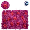 GloboStar® 78309 Συνθετικό Πάνελ Λουλουδιών – Κάθετος Κήπος Τριαντάφυλλο – Αζαλέα Μ60 x Υ40 x Π7cm