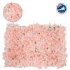 GloboStar® 78325 Συνθετικό Πάνελ Φυλλωσιάς – Κάθετος Κήπος Ορτανσία Ροζ/Απαλό Ροζ Μ60 x Υ40 x Π5cm