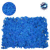 GloboStar® 78328 Συνθετικό Πάνελ Φυλλωσιάς – Κάθετος Κήπος Ορτανσία Μπλε Μ60 x Υ40 x Π5cm