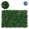 GloboStar® 78415 Artificial – Συνθετικό Τεχνητό Διακοσμητικό Πάνελ Φυλλωσιάς – Κάθετος Κήπος Πυξάρι Πράσινο Μ60 x Υ40 x Π4cm