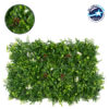GloboStar® 78407 Artificial – Συνθετικό Τεχνητό Διακοσμητικό Πάνελ Φυλλωσιάς – Κάθετος Κήπος Ίληξ – Νάνος Φτέρη – Κοράλι – Κουφέα Πράσινο Μ60 x Υ40 x Π10cm