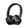 GloboStar® 87061 JOYROOM Originals JR-H16 PRO Ασύρματα Ακουστικά Bluetooth V5.0 – Ενσύρματα 3.5mm και USB 2.0 On Ear με 1000mAh Ενσωματομένη Μπαταρία Μαύρα