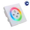 LED RGB Controller Λευκό Τοίχου Αφής 12v (144w) – 24v (288w) DC GloboStar 77419
