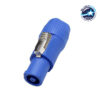 Αρσενικό Βύσμα POWERCON IN Male 2 Pin High Quality Μπλε GloboStar 51190