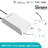 GloboStar® 80012 SONOFF iFan03-R2 – Wi-Fi Smart Switch Ceiling Fan & Light Controller