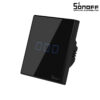 GloboStar® 80020 SONOFF T3EU3C-TX-EU-R2 – Wi-Fi Smart Wall Touch Button Switch 3 Way TX GR Series