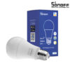 GloboStar® 80029 SONOFF B02-B-A60-R2 – Wi-Fi Smart LED Bulb E27 A60 9W 806lm AC 220-240V CCT Change from 2700K to 6500K Dimmable