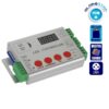 GloboStar® 73444 Ασύρματος LED Digital RGB Controller DMX512 & Κάρτα SD με Χειριστήριο RF για LED Digital RGB Προϊόντα 5v – 12v – 24v  HC03 2048 IC