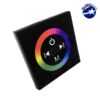 LED RGB Controller Μαύρο Τοίχου Αφής 12v (144w) – 24v (288w) DC GloboStar 77409