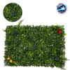 GloboStar® 78409 Artificial – Συνθετικό Τεχνητό Διακοσμητικό Πάνελ Φυλλωσιάς – Κάθετος Κήπος Πυξάρι – Φτέρη – Περεσκία Πράσινο Μ60 x Υ40 x Π7cm