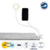 GloboStar® 75808 Professional Digital Ring Light Φ9cm LED SMD 10W 1000lm 180° DC 5V με Καλώδιο Τροφοδοσίας USB – Ενσωματωμένο Χειριστήριο Εναλλαγής Χρωμάτων & 1 Βάση Τηλεφώνου – CCT Θερμό Λευκό 3000K – Φυσικό Λευκό 4500K – Ψυχρό Λευκό 6000K Dimmable Λευκό