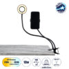GloboStar® 75809 Professional Digital Ring Light Φ9cm LED SMD 10W 1000lm 180° DC 5V με Καλώδιο Τροφοδοσίας USB – Ενσωματωμένο Χειριστήριο Εναλλαγής Χρωμάτων & 1 Βάση Τηλεφώνου – CCT Θερμό Λευκό 3000K – Φυσικό Λευκό 4500K – Ψυχρό Λευκό 6000K Dimmable Μαύρο