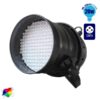 GloboStar® 115611 Επαγγελματική Κεφαλή PAR 177 LED 20W 230V 60° DMX512 Μαύρο Χρώμα RGB