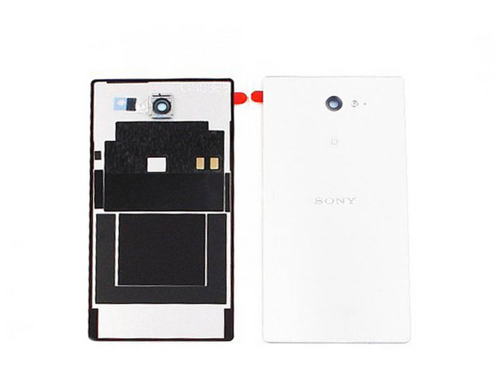 Καπάκι Μπαταρίας Sony Xperia M2/M2 Dual με Κεραία NFC Λευκό Original 78P7110002N