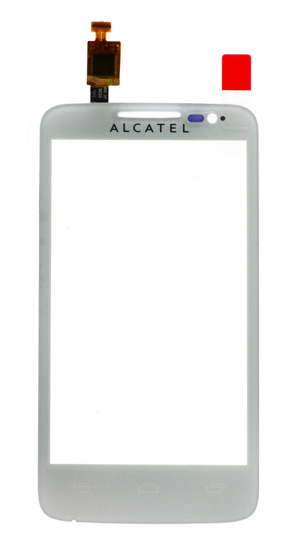 Μηχανισμός Αφής Alcatel One Touch M’Pop OT-5020D  χωρίς Κόλλα Λευκό Original AUE1740B18C1