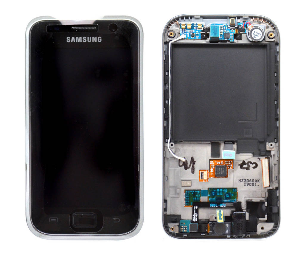 Γνήσια Οθόνη & Μηχανισμός Αφής Samsung i9001 Galaxy S Plus Μαύρο GH97-12371A