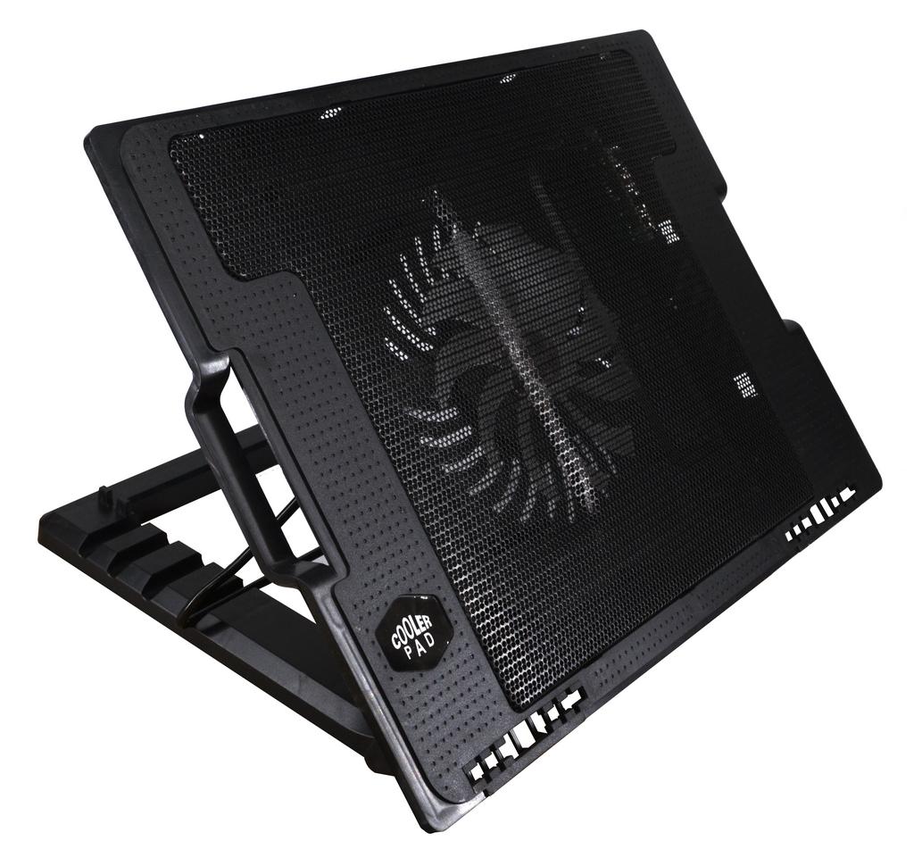 Laptop Cooler Mobilis CP140 Μαύρο με Ρυθμιζόμενη Βάση για Φορητούς Υπολογιστές έως 17″
