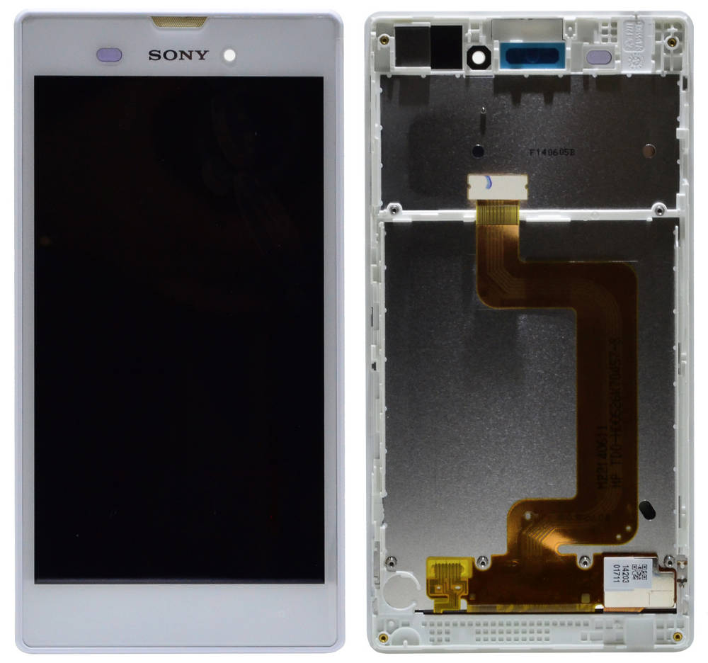 Γνήσια Οθόνη & Μηχανισμός Αφής Sony Xperia T3 D5103 Λευκή F/191GUL0006A