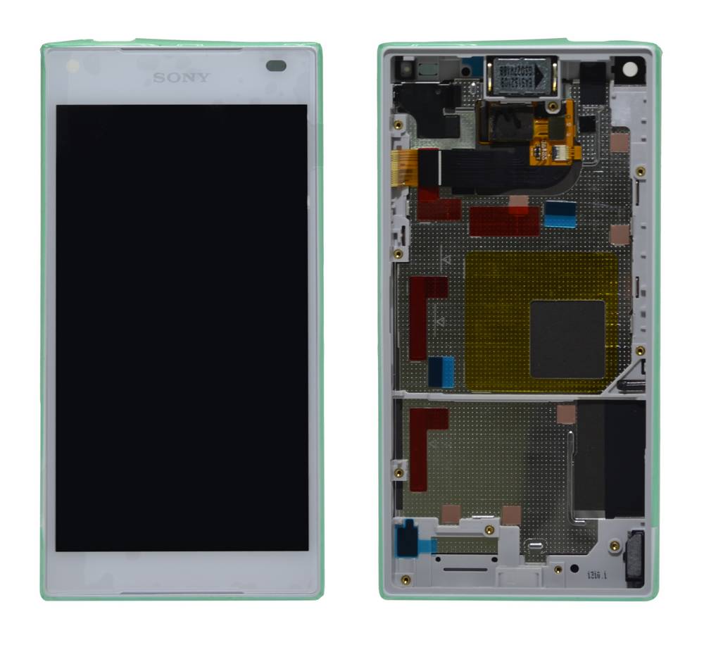 Γνήσια Οθόνη & Μηχανισμός Αφής Sony Xperia Z5 Compact E5803/ E5823 Λευκό 1297-3732