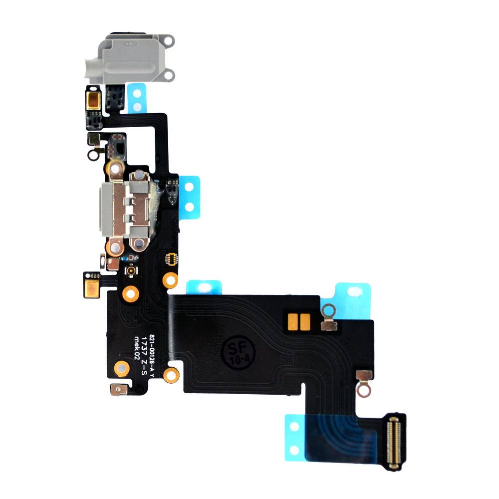 Επαφή Φόρτισης Apple iPhone 6S Plus με Μικρόφωνο και Επαφή Ακουστικών Μαύρο Type A+