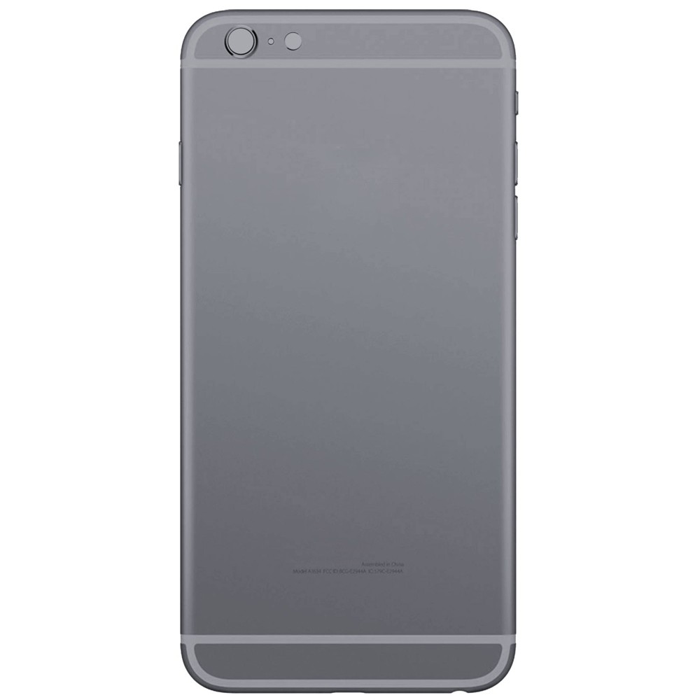 Πίσω Κάλυμμα Apple iPhone 6 με Σετ Κουμπιών και Sim Tray Ασημί Swap