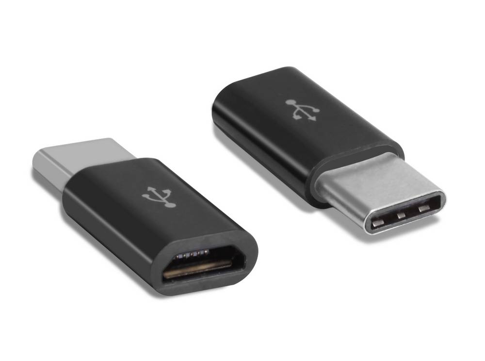 Αντάπτορας Ancus HiConnect Micro-USB σε USB-C Μαύρος υποστηρίζει μόνο φόρτιση