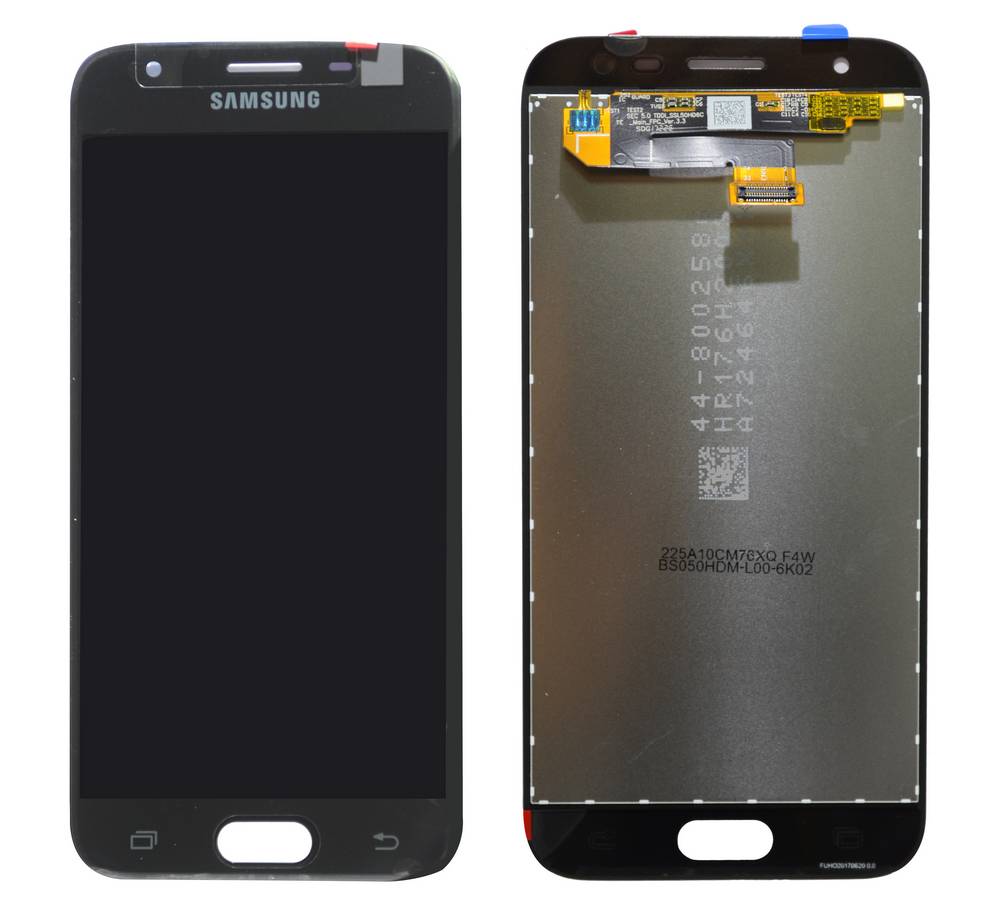 Γνήσια Οθόνη & Μηχανισμός Αφής Samsung SM-J330F Galaxy J3 (2017) Μαύρο GH96-10969A