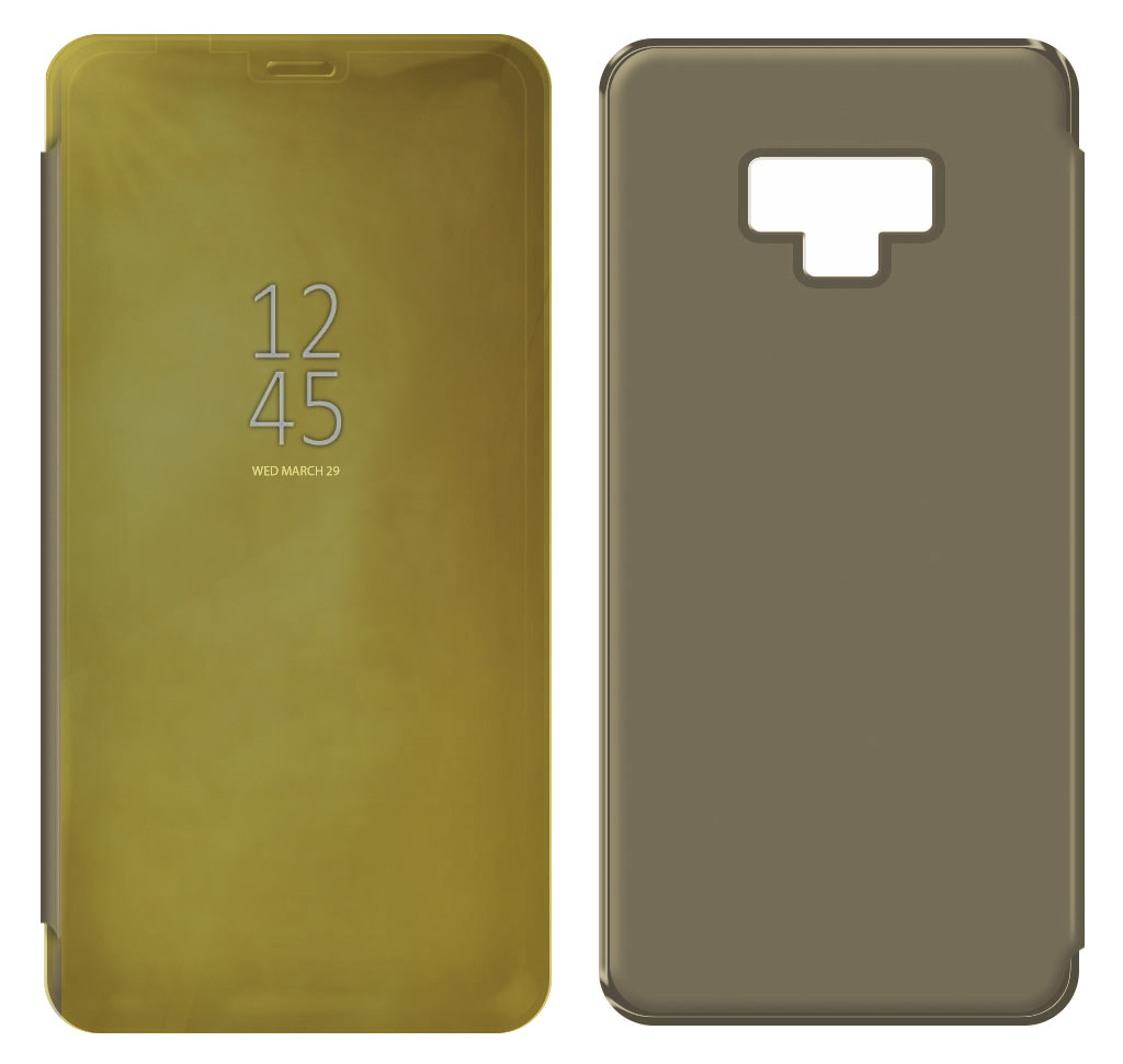 Θήκη Book Kview Standing Cover για Samsung SM-N960F Galaxy Note 9 Χρυσαφί