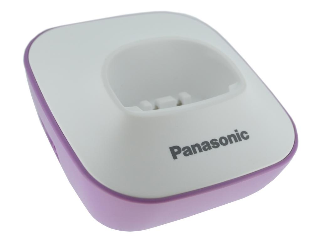 Βάση Φόρτισης για Ασύρματο Ακουστικό Panasonic KX-TG1611 Λευκό-Μώβ Bulk