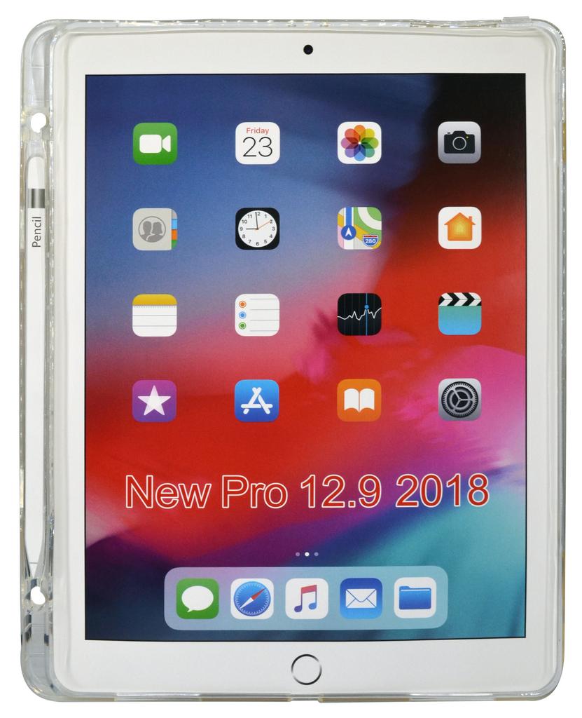 Θήκη TPU Ancus για Apple iPad Pro 2018 12.9″ με Θήκη Pen Διάφανη