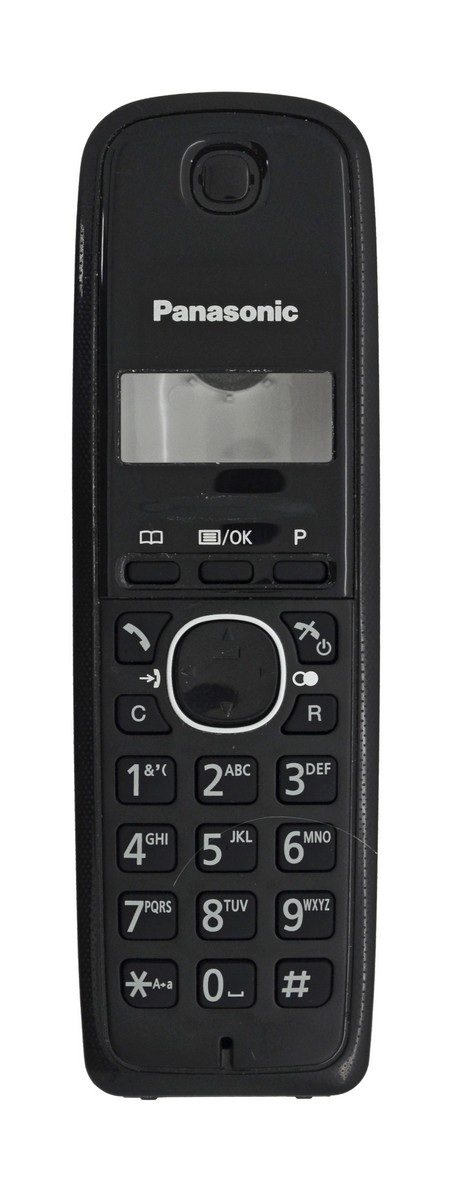 Housing Ακουστικού για Panasonic KX-TG1611 Μαύρο-Λευκό Bulk