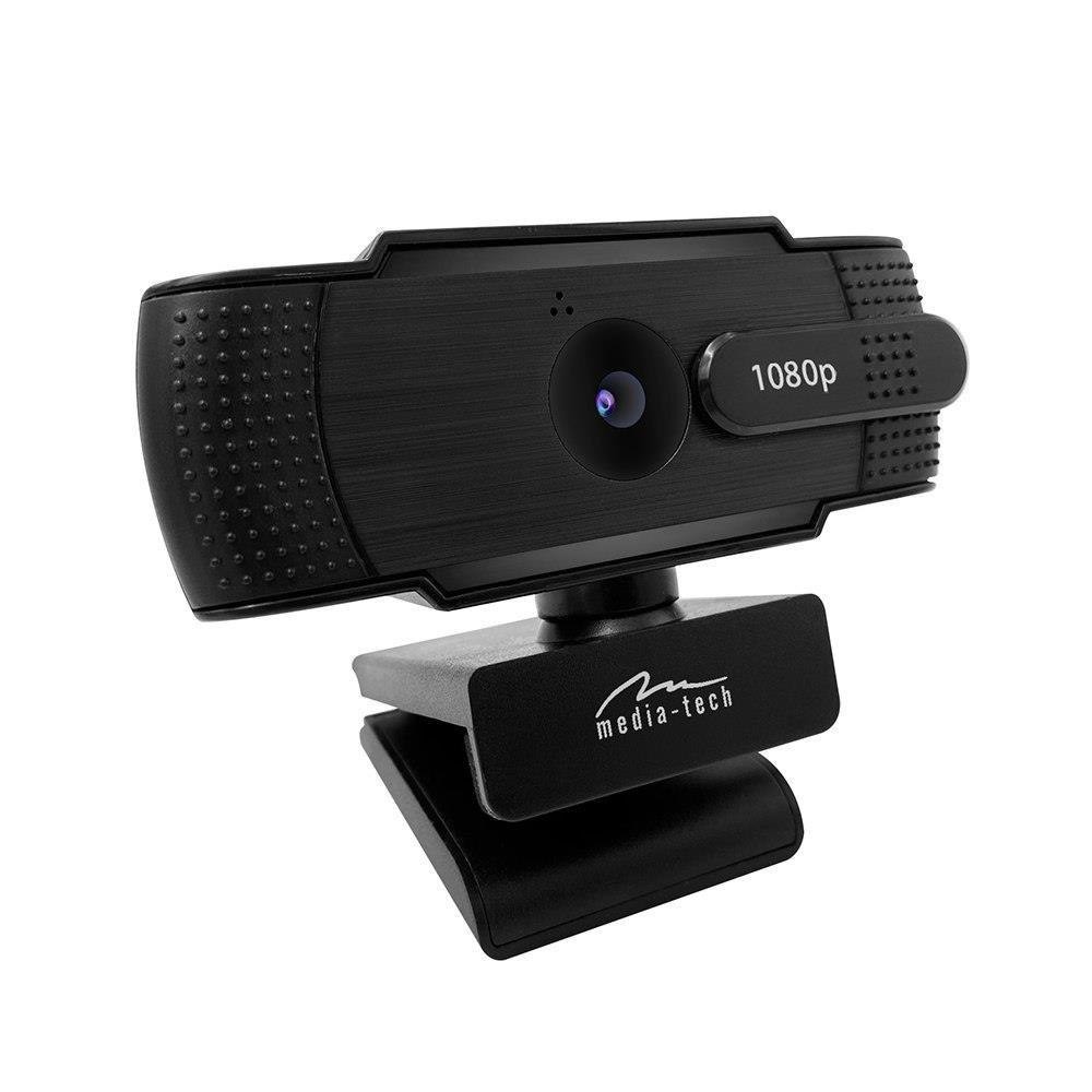 USB Webcam Media-Tech Look V Privacy MT4107 Full HD 1920×1080 Μαύρη με Ενσωματωμένο Μικρόφωνο