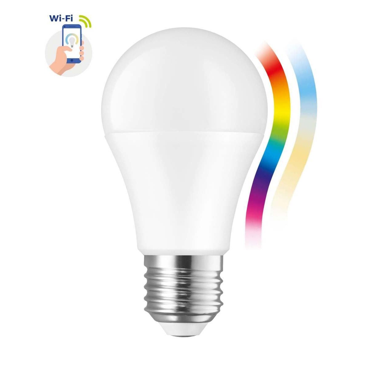 Smart Λάμπα LED Spectrum E27 9W 930 Lumens RGB WiFi 230V 50Hz A++