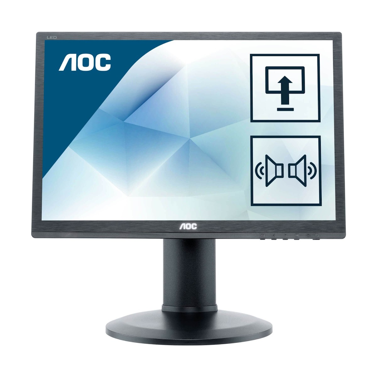 Refurbished Monitor AOC E2460PQ 24″ LED FULL HD 1920×1080 60Hz 16:9 με Audio In, Audio Out, 1 x Displayport, 1xDVI-D, 1xVGA Renew