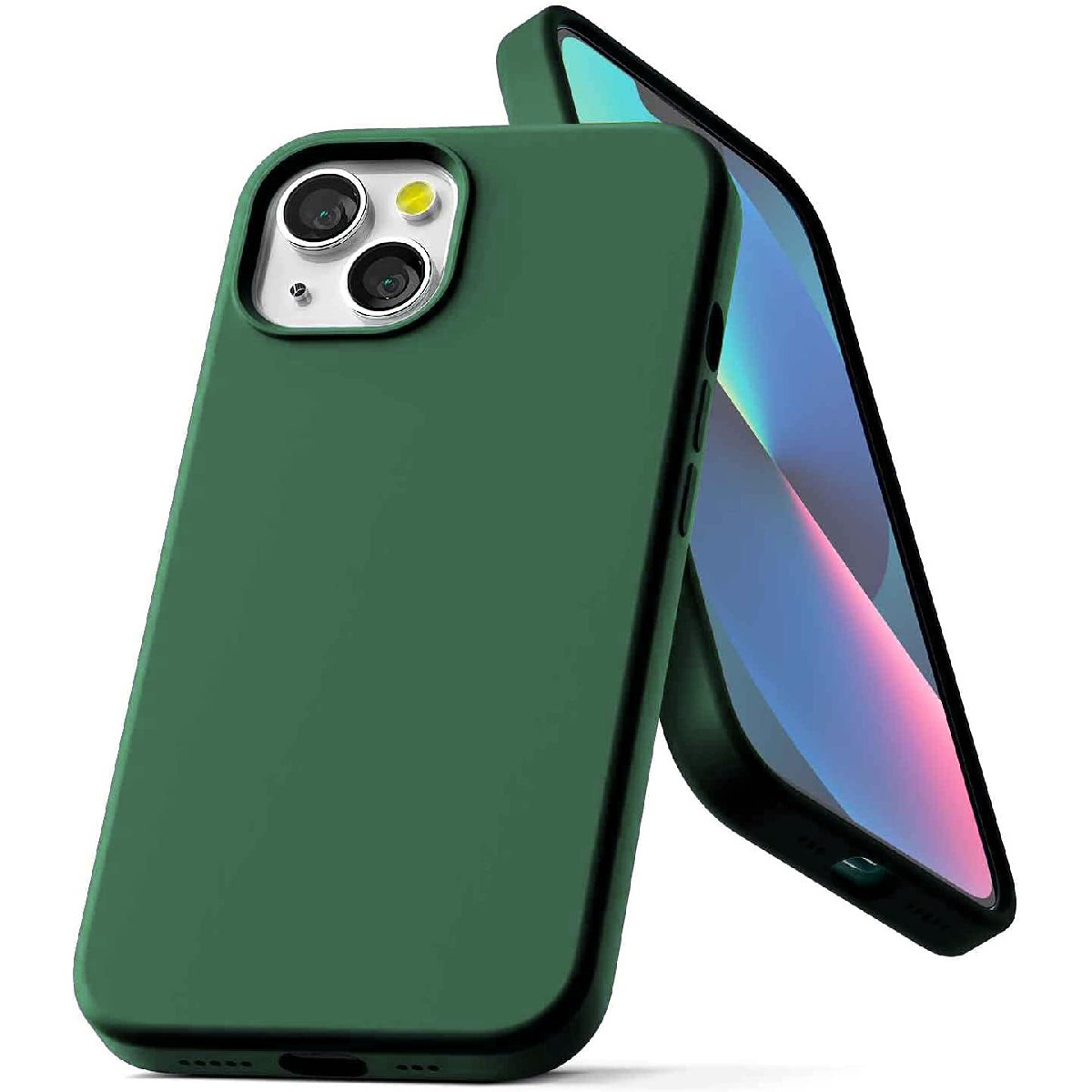 Θήκη Goospery Silicone για Apple iPhone 13 Mini Πράσινο