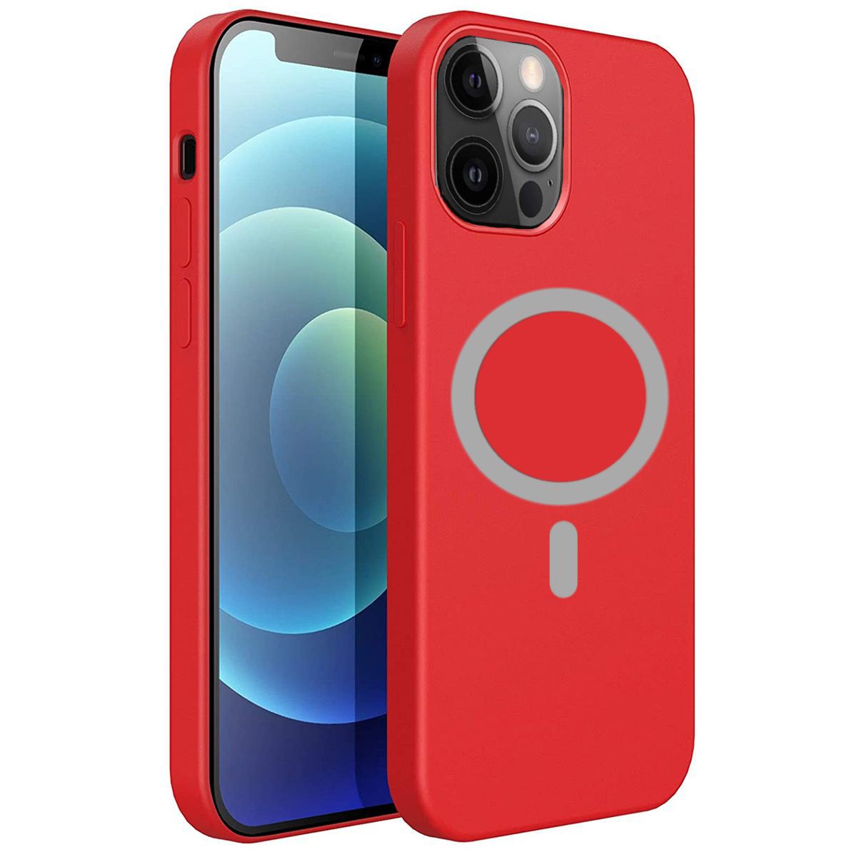 Θήκη Goospery Color MagSafe Case για Apple iPhone 12 / 12 Pro Κόκκινο