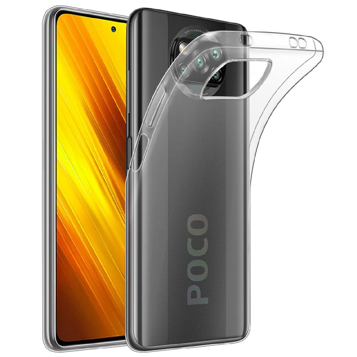 Θήκη TPU Ancus Clear 2.0mm για Xiaomi Poco X3 NFC / X3 Pro Διάφανη