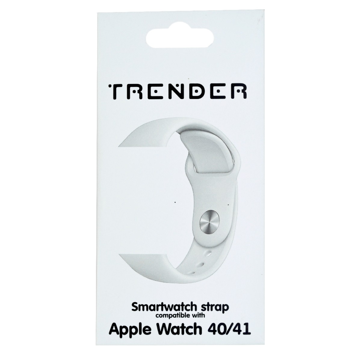 Ανταλλακτικό Λουράκι Trender TR-ASL41BWH Σιλικόνης για Apple Watch 40/41mm Λευκό