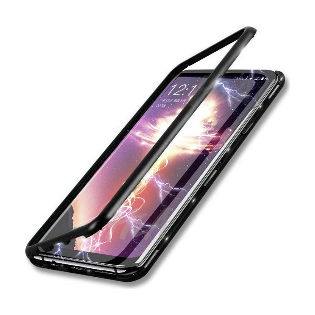 Θήκη Ancus 360 Full Cover Magnetic Metal για Apple iPhone 7 / 8 / SE (2020) Μαύρη