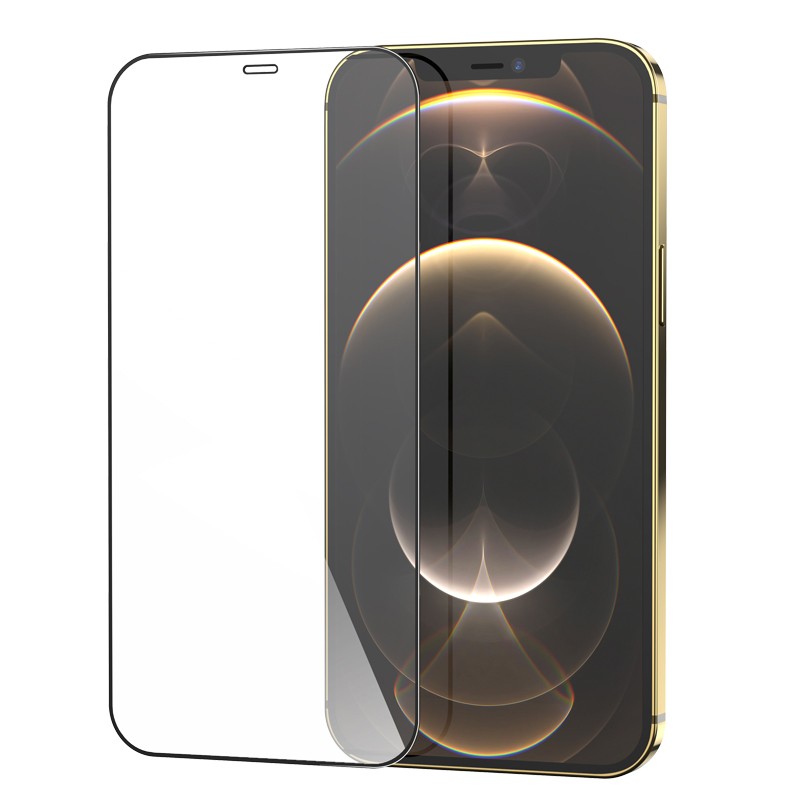 Tempered Glass Hoco G7  Full Screen HD για Apple iPhone 12 / 12 Pro Μαύρο