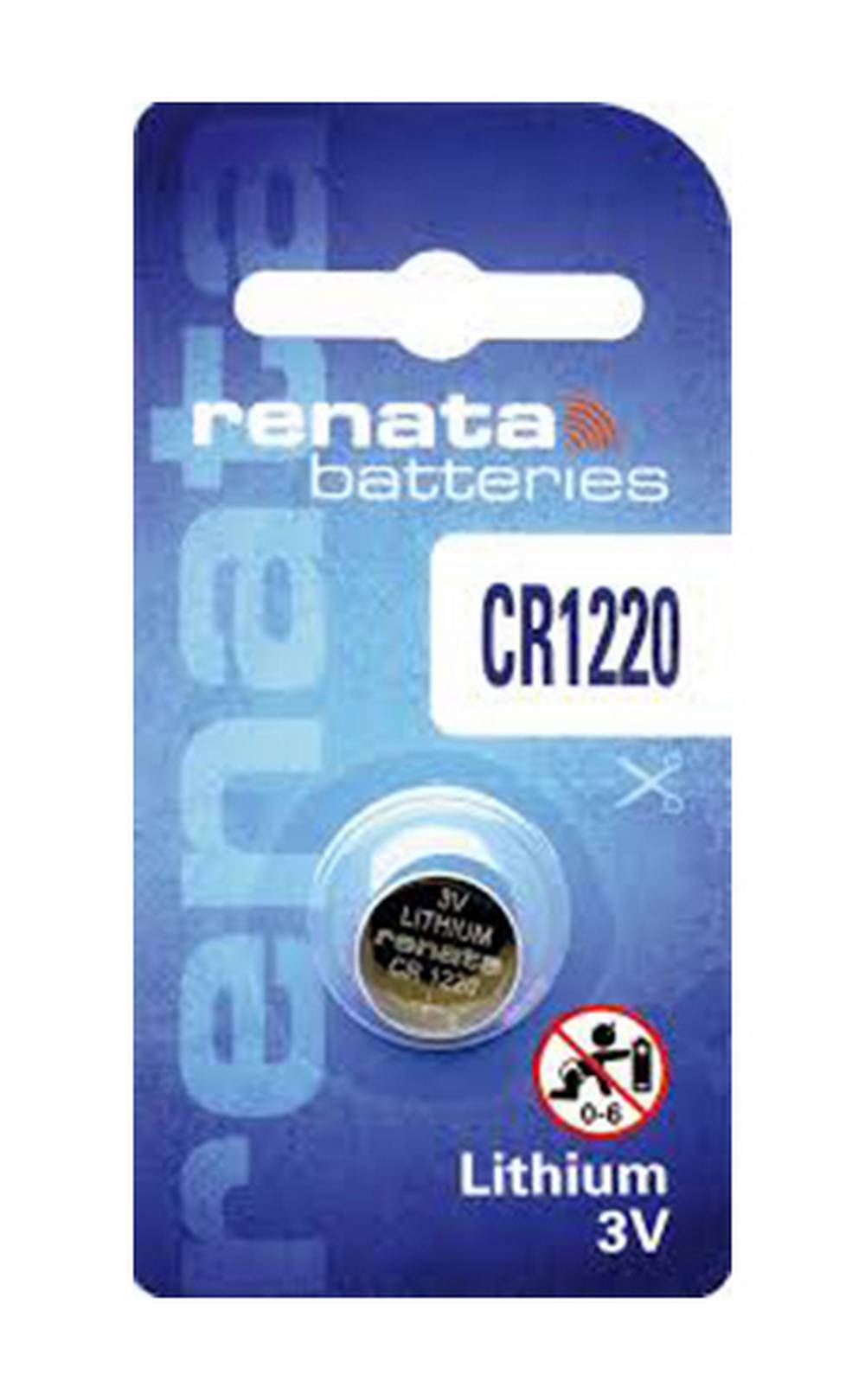 Buttoncell Lithium Electronics Renata CR1220 Τεμ. 1