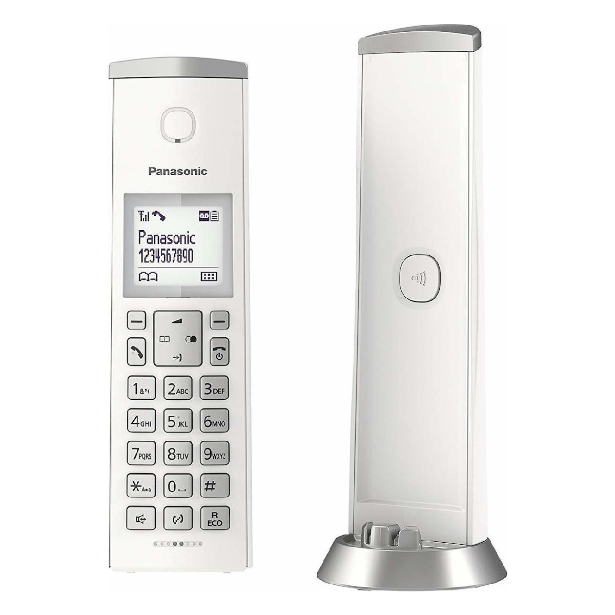 Ασύρματο Ψηφιακό Τηλέφωνο Panasonic KX-TGK210GRW Λευκό Φραγή ενοχλητικών Κλήσεων και Λειτουργία Eco