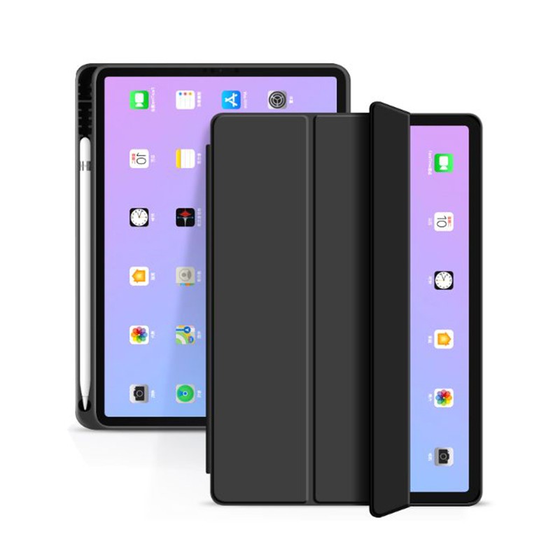 Θήκη Book Tech-Protect Smartcase Three-fold για Apple iPad Air 4 (2020) / iPad Air 5 (2022) Μαύρη