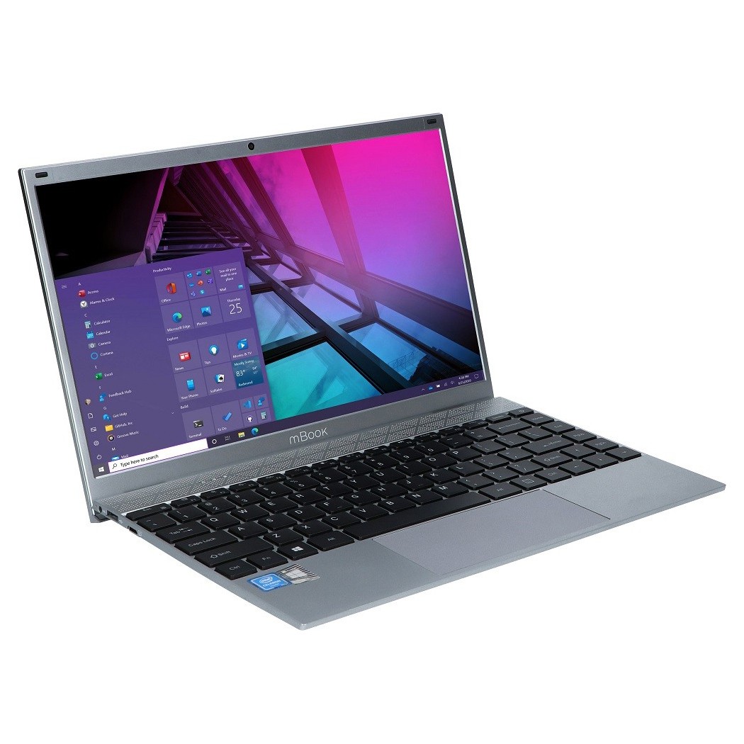 Φορητός Υπολογιστής Maxcom Office mBook 14″ Intel Celeron J4125 2.7 GHz Quad 8GB/256 GB M.2 SSD Light Grey Windows 10 Home