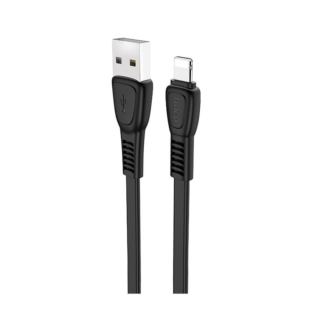 Καλώδιο σύνδεσης Hoco X40 Noah USB σε Lightning Fast Charging 2.4A Μαύρο 1m