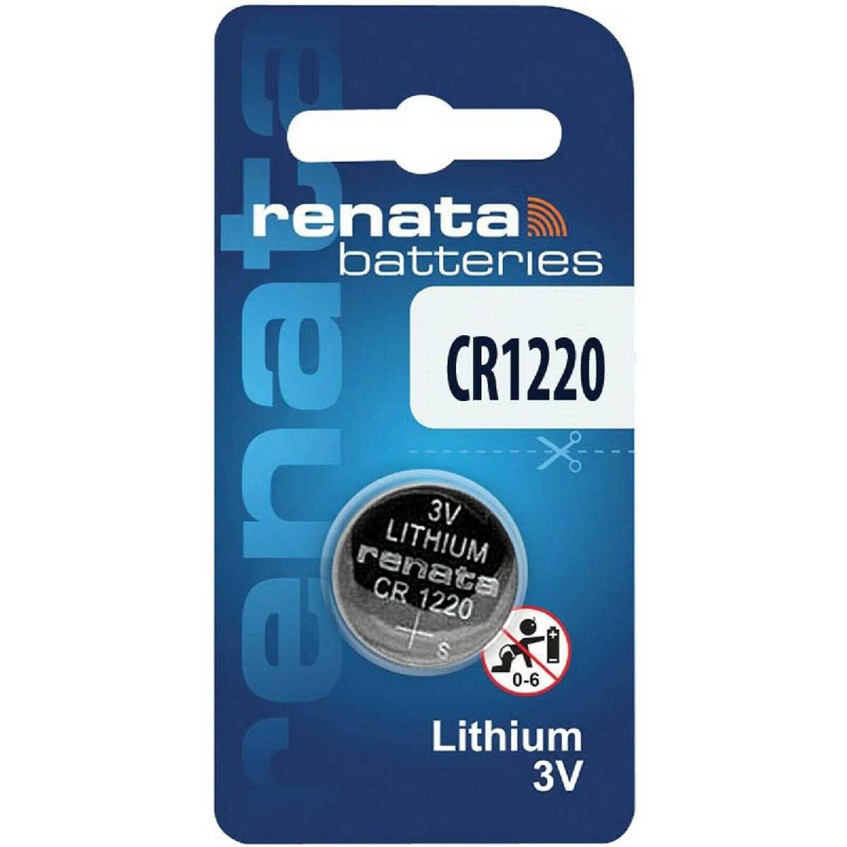 Buttoncell Lithium Renata CR1220 Τεμ. 1